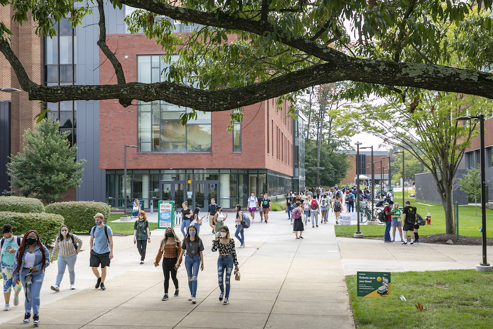 First day of class on Fairfax Campus August 23, 2021