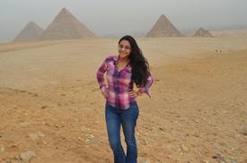 Student Yara Mowafy in Cairo, Egypt