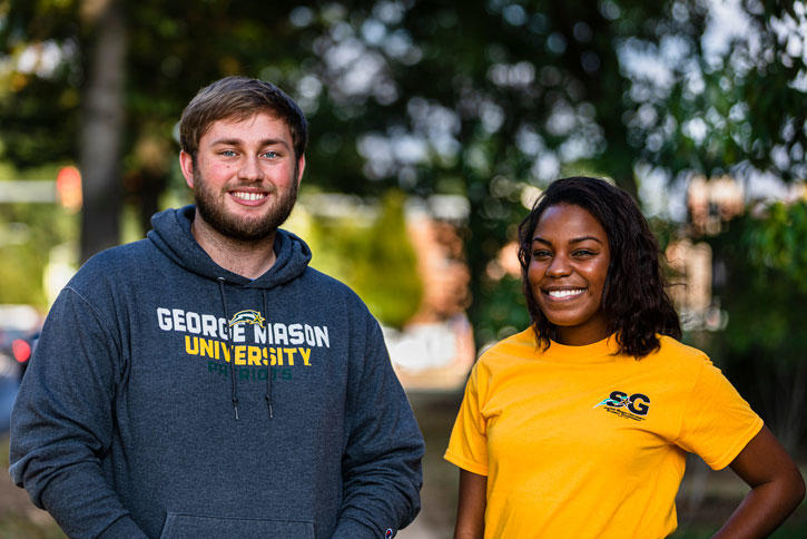 Mason student government leaders on Fairfax Campus