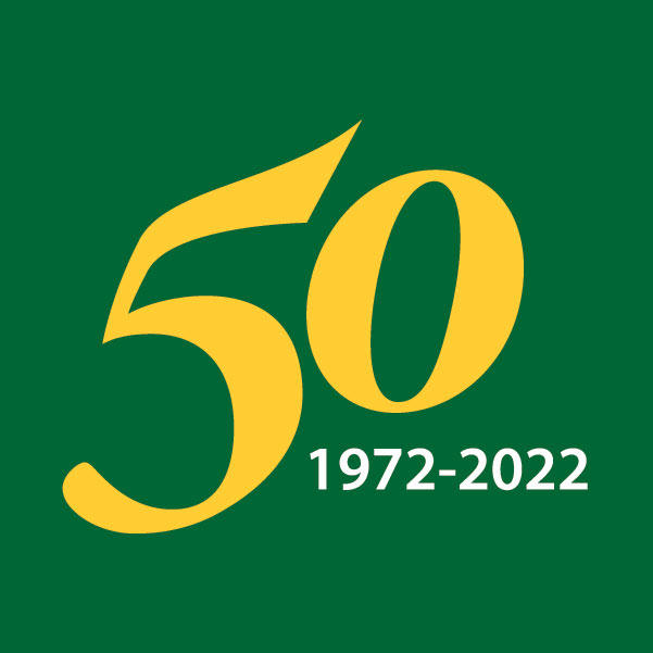 50th anniversary of George Mason University Logo